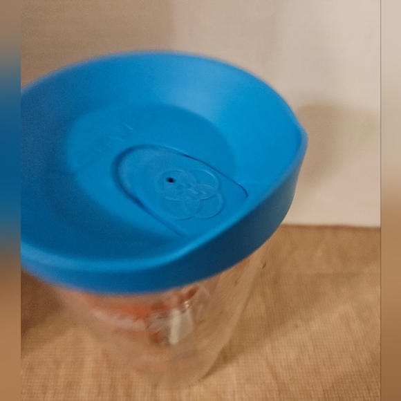 Tervis Tumbler 24 Oz Blue Lid Foxes Glasses Spring Flowers All Over Print - Picture 3 of 7